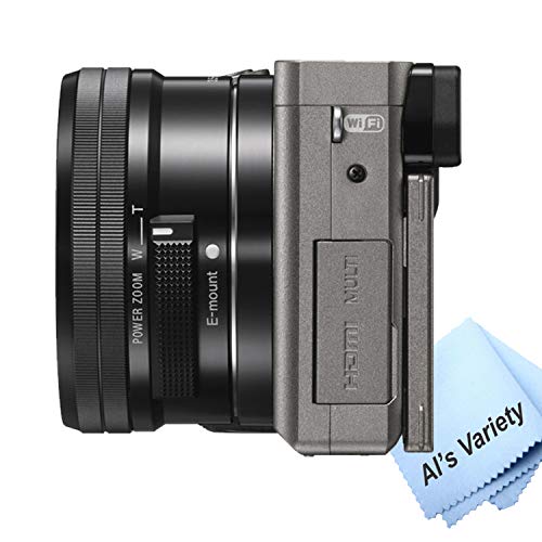 Sony Alpha a6000 (Graphite) Mirrorless Digital Camera with 16-50mm Lens + 32GB Card, Tripod, Case, and More (18pc Bundle) - Thumbnail 7