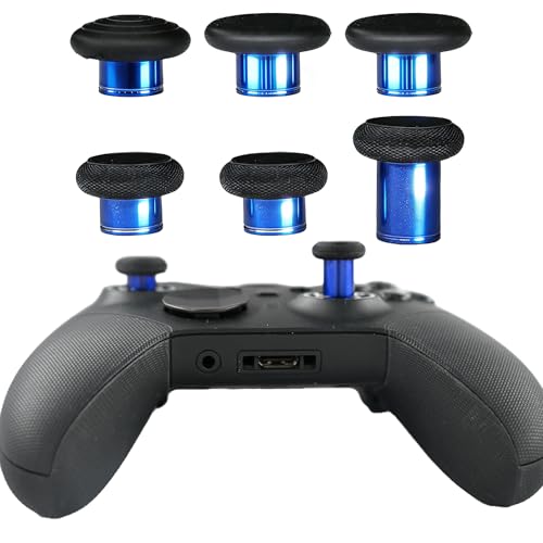 Image of 6 in 1 Metal Thumbsticks Replacement for Xbox Elite Series 2 Controllers, Thumbsticks for Elite Series 2 Core Controllers, Elite Series 2 Controller Replacement Thumbsticks,Blue