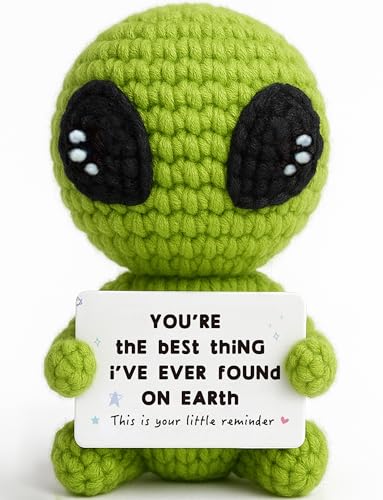 TKGIFTHOT Unique Crochet Alien Gift for Boyfriend, Girlfriend, Anniversary, Valentine's...