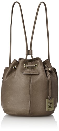 FRYE Women's Jenny Mini Drawstring, Grey, One Size