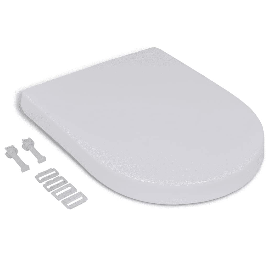 MOBYGKFY Soft-Close Toilet Seats WC Universal Washroom Bowl Cover Slow Closing Toilets Lid Toliet Accessory