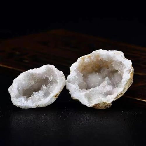 Géode d'agate naturelle | Cluster de quartz cristal de collection 100g