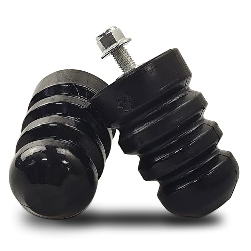 Yukauto Rear Leaf Spring Bumpers, Rear Bump Stops Fit for Ford 2005-2016 F250, 2005-2019 F350, 2000-2005 Excursion (1Pair)