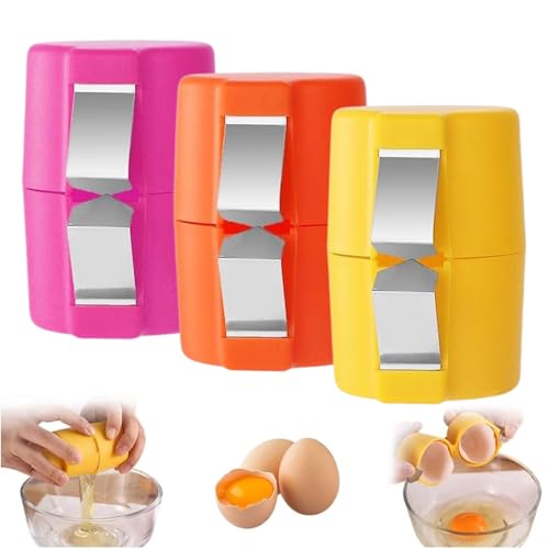 3PCs Egg Shell Opener - New Egg Cracker & Peeler Tool, Separator for Kitchen Gadgets