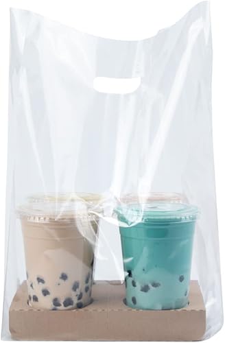 Miniatura 9 de Restaurantware Saving Nature - Bolsa de plástico transparente para llevar  Se adapta a 2 tazas  13 34 pulgadas x 7 34 pulgadas x 4 14 pulgadas  caja
