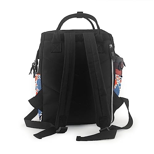 Cartable ordinateur portable et sac à dos à langer multipoche