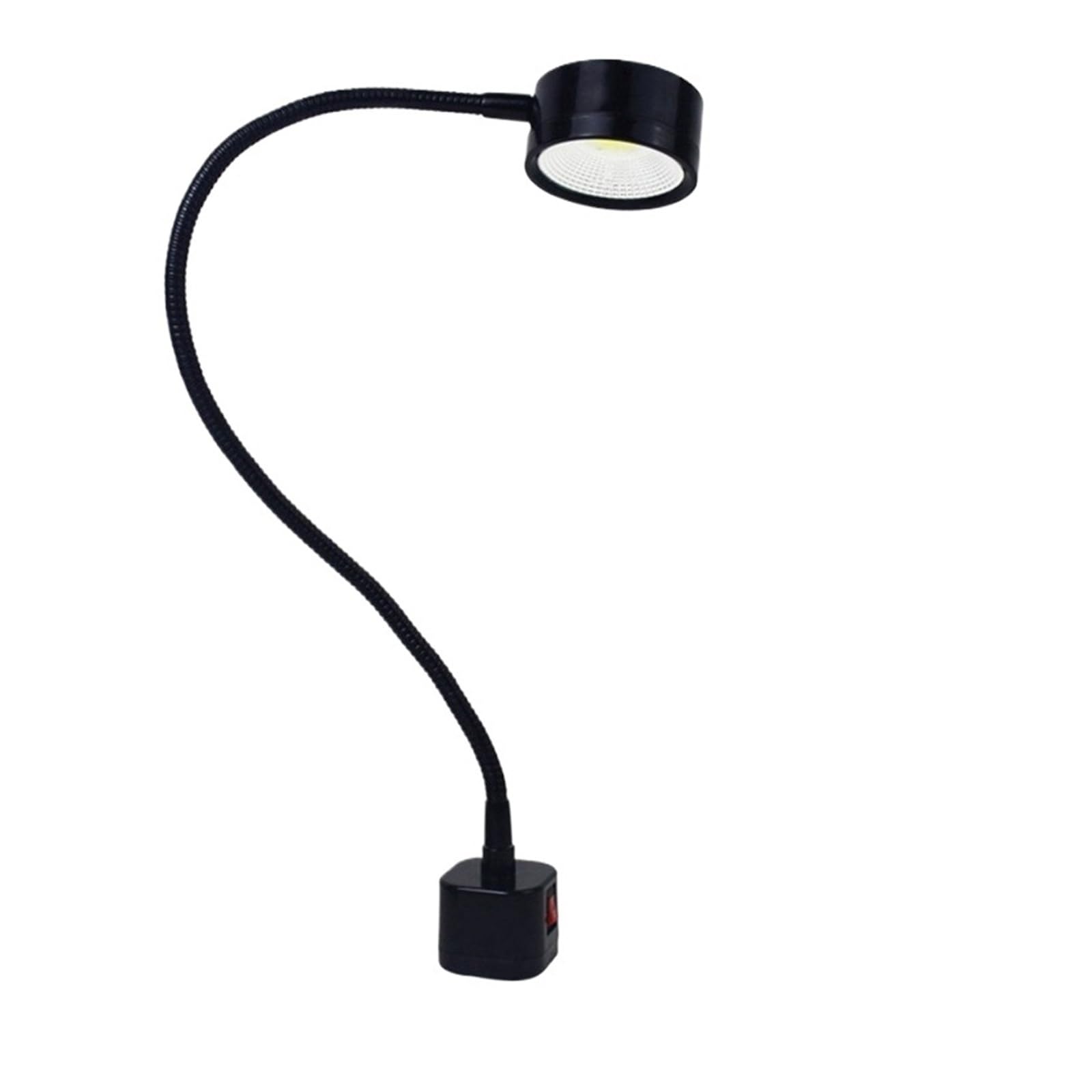 WXVFX LED Work Light Magnetic Base Flexible Gooseneck Lamp 220V 5W for Lathe Drill Press Industrial Lighting