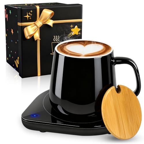 Yeewell Mug Warmer with Cup Set, Coffee Warmer for Desk,