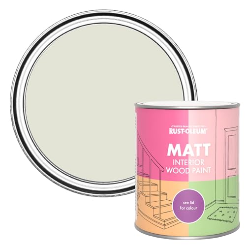 Rust-Oleum Beige Interior Wood Paint in Matt Finish - Portland Stone 750ml