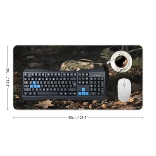 Hunting Camo Mouse Pad grande antideslizante 60x30 cm miniatura 2