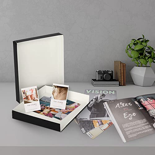 Lineco 8X10 Black Museum Archival Storage Box, Drop Front Design, Acid-Free With Metal Edge. Protects Pic Longevity, Organize Photos Or Documents, Crafts, Diy. #TOP4
