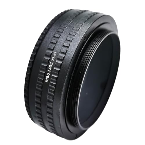 Bague d'extension hélicoïdale M65 de 25-55mm en aluminium usiné