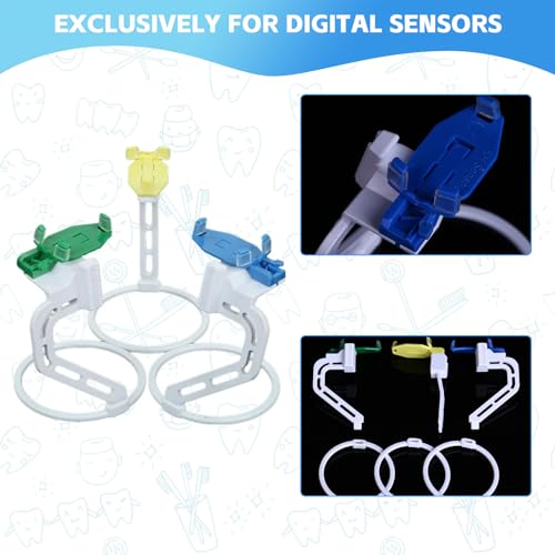 Ceonam CEM139 3 Pcs Dental X-Ray Film Sensor Positioner Set – Color-Coded Holders thumb #3