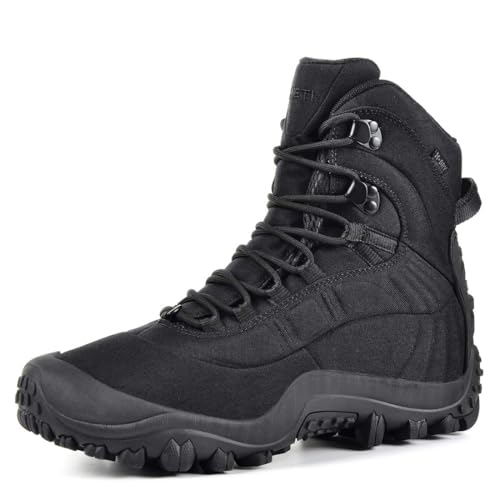Men's Tactical Boots 8'' Mid Combat Boots Waterproof Military Boots
