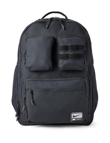 Nike Utility Power Backpack 2.0, Black/Black/White, MISC