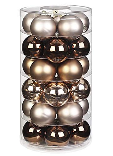 Inge Glas Weihnachtskugeln | Schöne Christbaumkugeln aus Glas | 30...