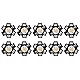 10 Stück ultrahelle LED-Chips, 3 V Hochleistungs-Leuchtdioden-Chips, SMD-DIY-Lichtperlen für Deckenleuchte, Downlight, Taschenlampe, Tischlampe, weißes Licht, 6500 K, 1 W (Warm Light 3W)