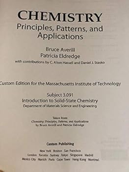 Hardcover Chemistry Principles, Patterns And Applications: Introduction to Solid-State Chemistry Book