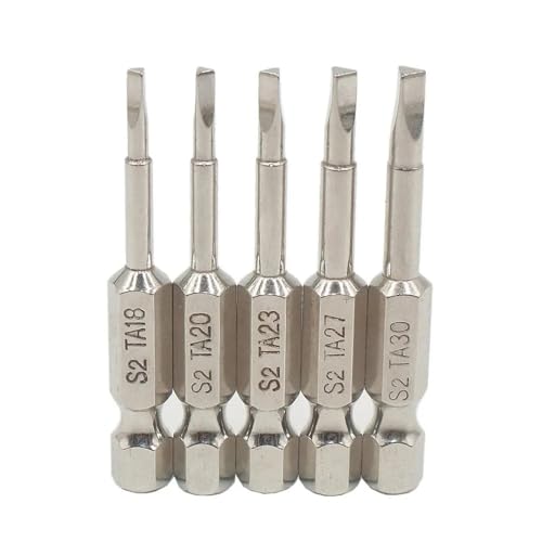 Embouts de tournevis à tête triangulaire magnétique 1/4 pouce en acier S2