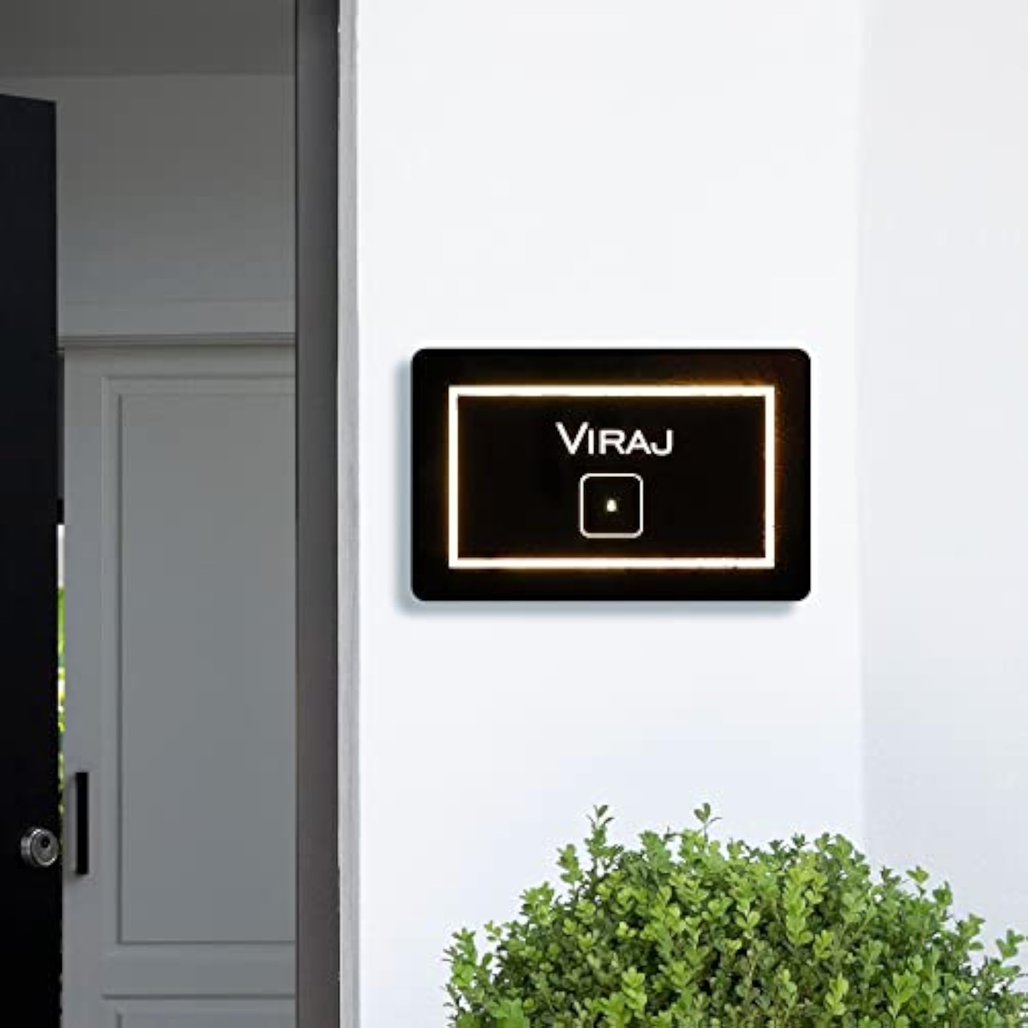 Customized Horizontal Designer Namebell with Touch Based Customisation