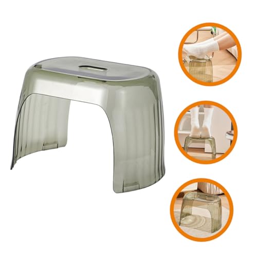 Position accroupie facilitée par ce tabouret de pied antidérapant WC - 5
