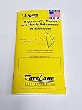 Trigonometry Tables and Handy References for Engineers