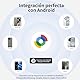 RSH Android Smart Tag - 4Pack, Schlüsselfinder Key Finder kompatibel mit Google Mein Gerät Finden APP (Android NUR), Bluetooth Key Finder für Gepäck/Taschen/Koffer/Brieftasche, Schwarz