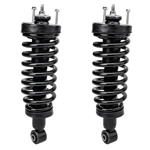 Image of Detroit Axle - Front Struts for 2003-2011 Ford Crown Victoria Lincoln Town Car Mercury Grand Marquis, 2 Struts w /Coil Spring 2004 2005 2006 2007 2008 2009 2010 Replacement