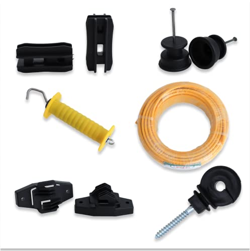 Isolador Tipo Roldana C/Prego Cerca Elétrica 30x30 Com 50