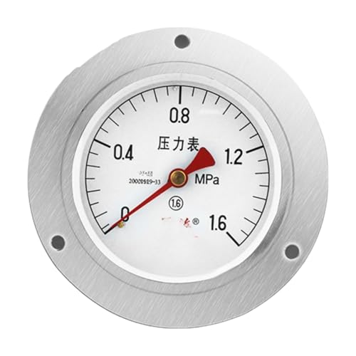 Manomètre Y-100ZT baromètre de pression d'eau axial 1.6 bar -0.1 0.15 MPA avec bord