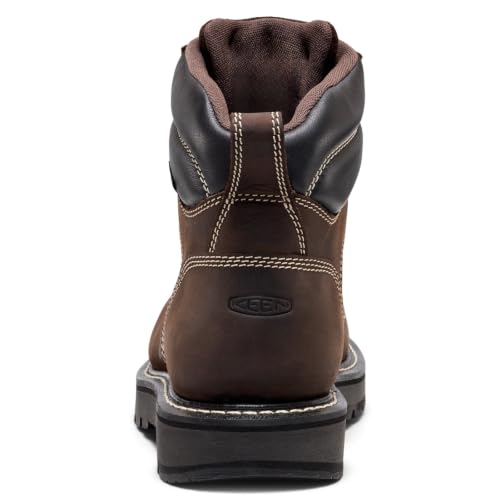 Image of KEEN Utility Men's Cincinnati 6 inch Composite Toe Waterproof 90 Degree Heel Heavy Duty Work Boots