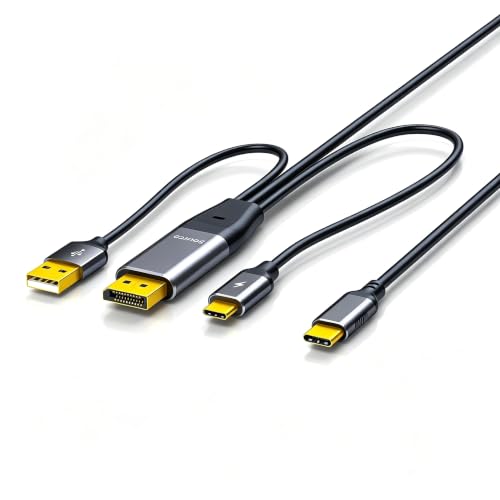 Amazon.co.jp: DisplayPort to USB C 変換ケーブル 4K@60Hz 2M XinYaa
