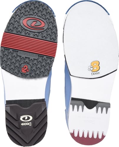 Dexter Women's SST 8 Power Frame Boa Bowling Shoe (for Right and Left Handed Bowlers. Women's Shoe Sizing) s - White/Blue 82