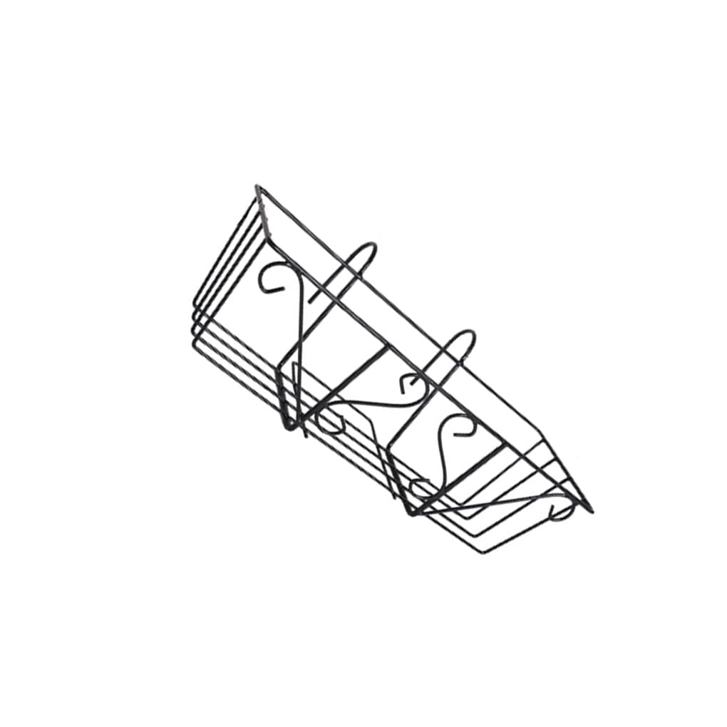 QUXVUIS Versatile Flower Boxes Holder for Fence Railing Planter Pot Bracket Included Flowerpot Stand