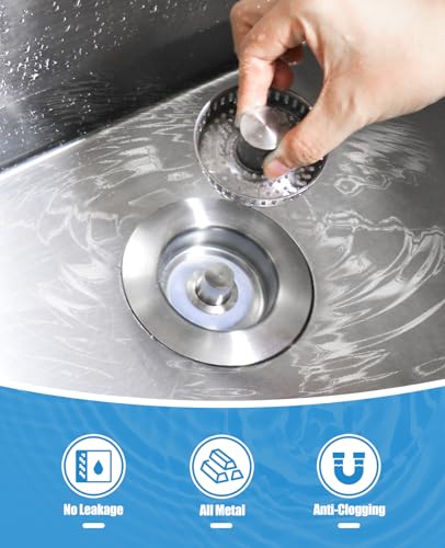 Colador para Fregadero de Cocina de Acero Inoxidable miniatura 2
