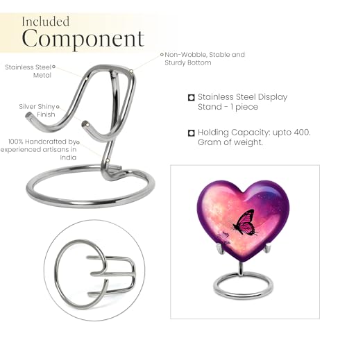 Image of Butterfly Urn Small Keepsake Urn for Ashes Adult Male & Female 3 Inch 4 Qty | Mini Burial Urns for Women Human Remains Mom & Dad