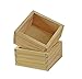Produktbild Depory Rechteckige Holzbox Make-up-Halter Schreibwaren Organizer Box Kosmetik Box Garten Box Pflanzen 2 Stück