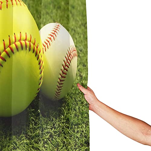 Rideau de douche baseball 183x183 cm imperméable avec 12 crochets - 5