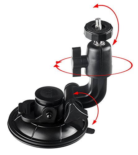 yayago KFZ Saugnapf Halter schwenkbar Halterung mit Adapter für Denver ACT-1013 – Bild 3