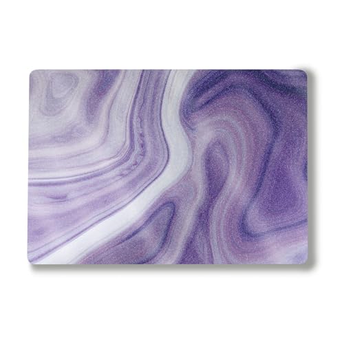 Image of Glossy Glitter Laptop Skin Compatible with Alienware M18 R2 (2024) - Lavendar Acrylic - Premium 3M Vinyl Protective Wrap Decal Cover - Easy to Apply | Crafted in The USA by MightySkins