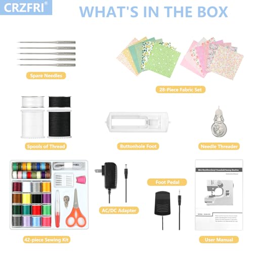 Portable Sewing Machine with 28 PCS  - image 4