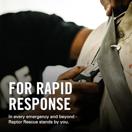 Image of LEATHERMAN, Raptor Rescue, 6-in-1 Heavy-Duty Emergency /Trauma Shears, Made in the USA, Utility Holster Included