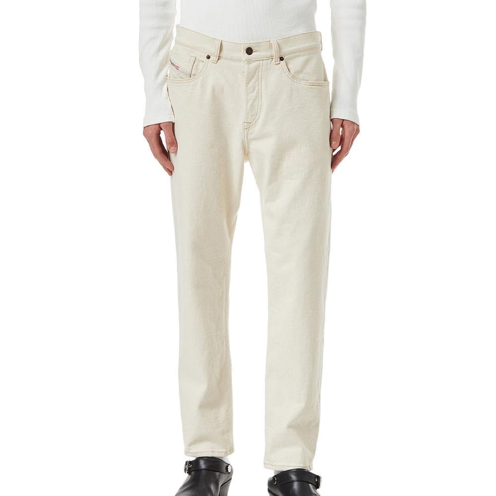 Diesel Jeans Regular Bianco Uomo Fining