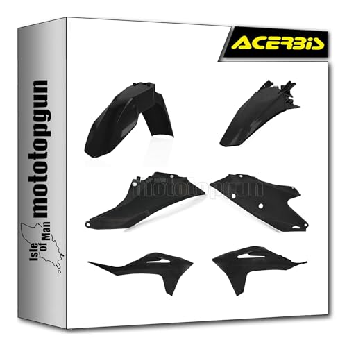 Cache carénage Acerbis 0024630.092 noir pour protéger la Gas Gas EX 450 F en enduro