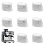 8 Pack Coffee Machine Water Filter Inserts for Ninja ES701, ES655, ES601 Coffee Machine Activated Carbon Charcoal Coffee Filter Replacement Compatible with Breville & Keurig Coffee Makers