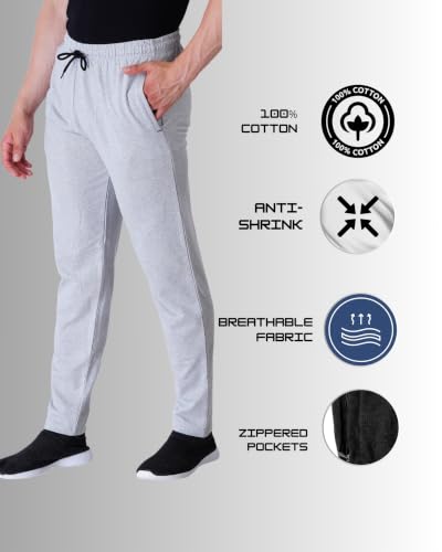 Image of KART BLACK Plus Size Track Pants for Men | Plain Track Pant | Casual Fit Comfortable Track Pant (Pack of 1)