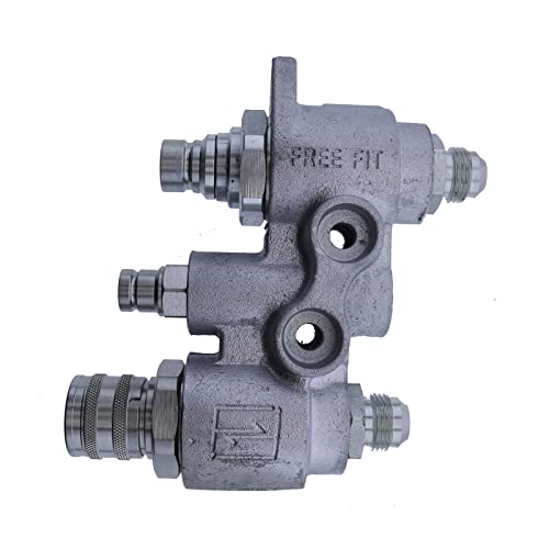 FridayParts 4BD4FH Hydraulic Flat Face Quick Coupler for 4BD4FH Manifold Saturn Block Bobcat