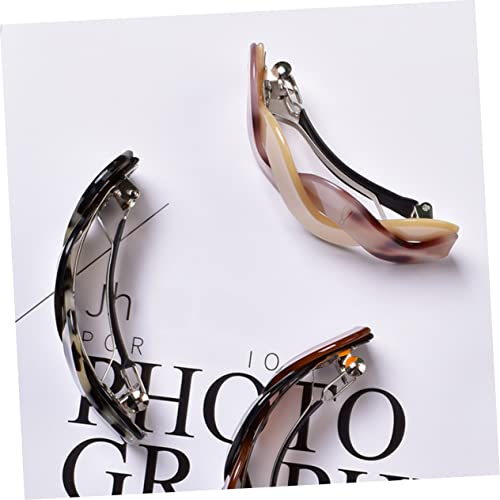 Barrettes à cheveux pour femmes pinces à cheveux à ressort légères - 5