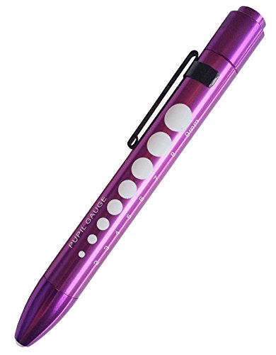 Prestige Medical Soft LED Pupil Gauge Penlight, Purple