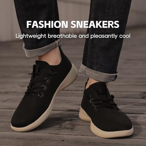 Ezereell Men's Fashion Casual Everyday Sneakers, Slip on Dress Business Sneakers, Machine Washable Lightweight Walking Shoes2